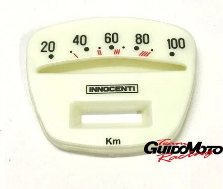 Fondo Contachilometri Scala 100 Km/H Lambretta Li Lis Innocenti Laa304