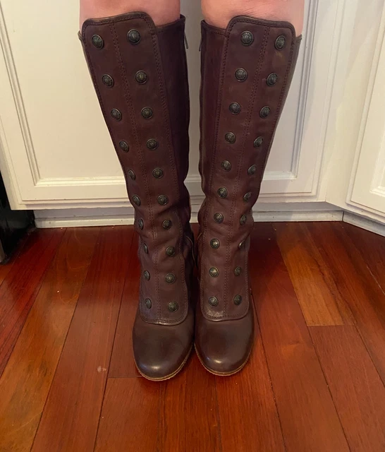 Frye adrienne outlet button boots