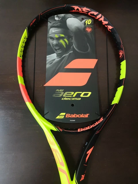 NEW BABOLAT PURE Aero La Decima Nadal 100 head 16x19 4 1 4 grip