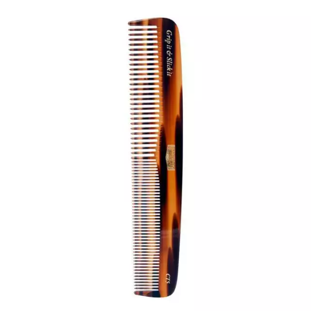 Uppercut Deluxe CT5 Tortoise Shell Wide Tooth and Fine Tooth Pocket Comb For Men