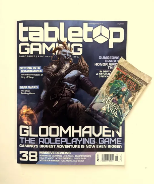 Tabletop Gaming Magazine Issue 78 May 2023 Gloomhaven + Flesh & Blood Cards Pack