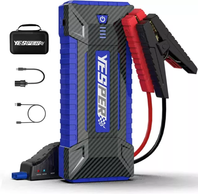 4000A Car Jump Starter 12V Booster Battery Charger Portable Power Bank Emergency 2