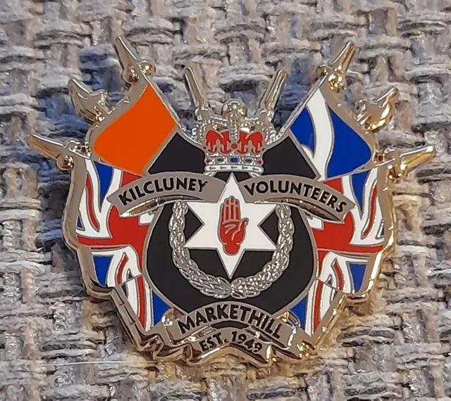 Badge Kilcluney Volunteers Flute Band Ulster Loyalist Rangers FC 12th July Retro