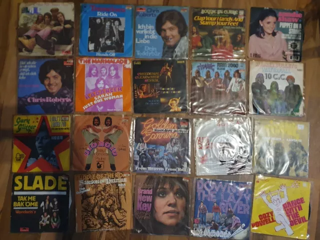 Vinyl Schallplatten Sammlung / Konvolut Singles