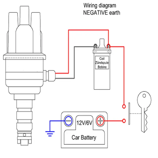 123 Distributeur d'allumage Alfa Giulia 4 cylindres sans dépression 123/Alfa-4-R 3