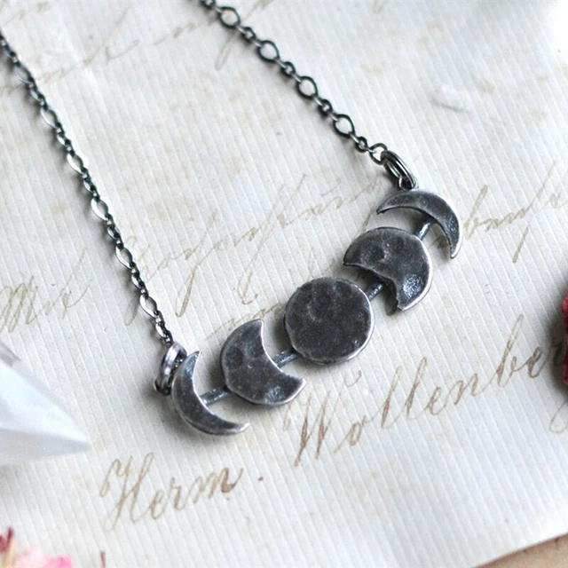 Creative 925 Silver Sun Moon Pendant Necklace Women Wedding Party Jewelry Gift