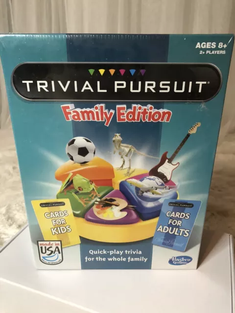 2013 Trivial Pursuit Family Edition Hasbro Games Trivia Quick Play NEW