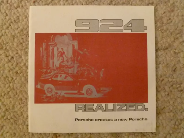 1976 Porsche 924 Showroom Sales Brochure / Prospekt English RARE!! Awesome L@@K