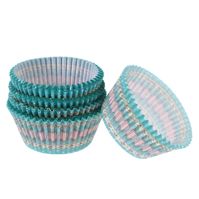 100 pz avvolgitori cupcake muffin involucro staffa inferiore