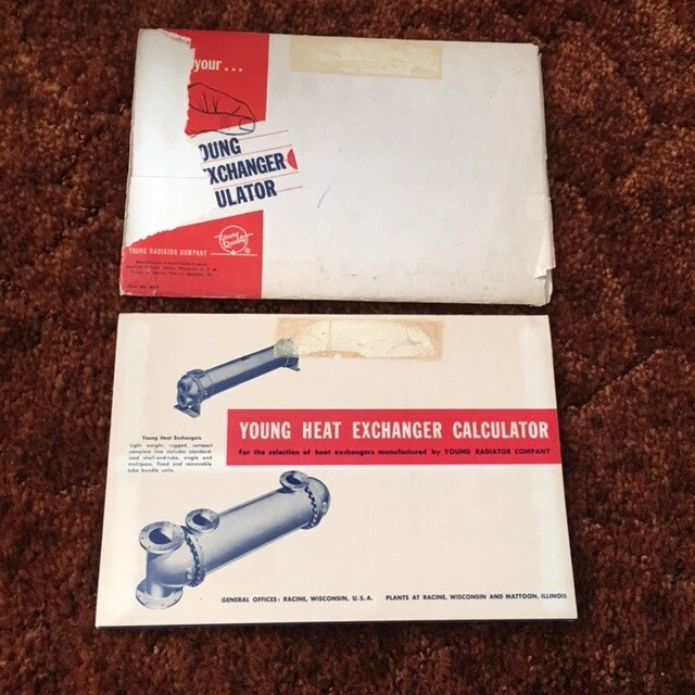VINTAGE 1953 YOUNG Radiator Company Racine, Wisconsin Heat Exchanger