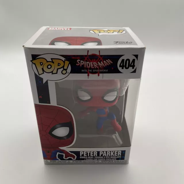 FUNKO POP MARVEL SPIDER-MAN (into the Spiderverse) : Peter Parker #404 !