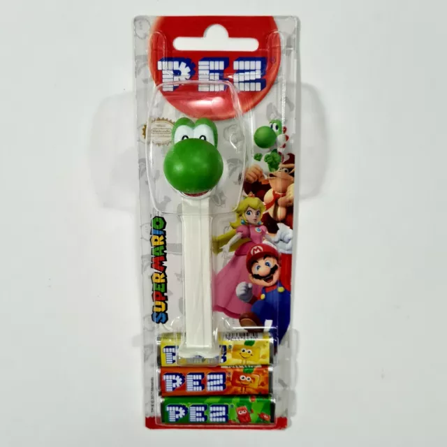 2017 Nintendo Super Mario Pez Distributeur Yoshi Neuf ! Videogame Marchandise