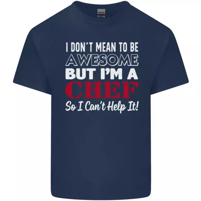 T-shirt da uomo in cotone I Dont Mean to Be but Im a Chef 2