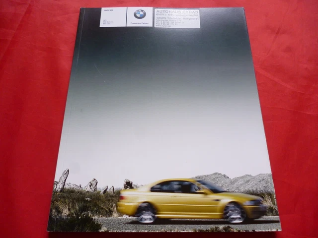 BMW Prospekt Brochure 2/2002 – E39, E46 M3 Coupé/Cabrio, M5 + Preisliste – Original