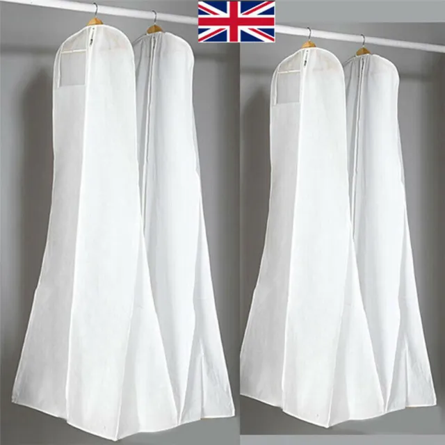 Grande borsa abito da sposa traspirante abito da ballo abito da ballo copertura abito borse indumento Regno Unito