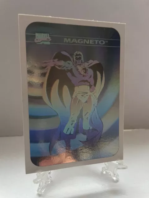 1990 Marvel Universe Hologram Magneto MH2