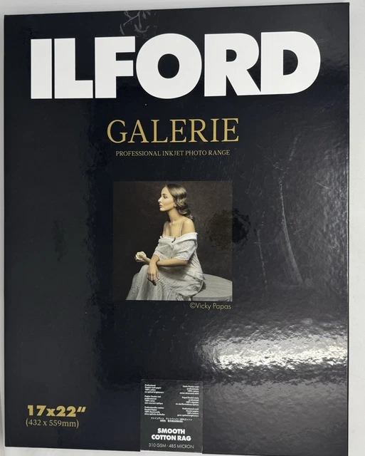 Boîte De 100 Feuilles Papier Photo ILFORD MULTIGRADE IV Mat 8x10 Pouces - Vintage Années 90 Scellé