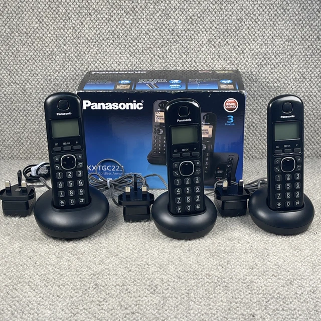 Panasonic KX-TGJ423EB Telefono Digitale Cordless Trio Con Segreteria E Blocco Chiamate Indesiderate - 3