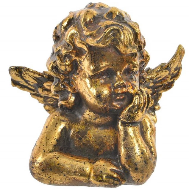 Paire de statues d'anges en bois doré sculpté et polychrome du 18ème siècle en Italie En vente