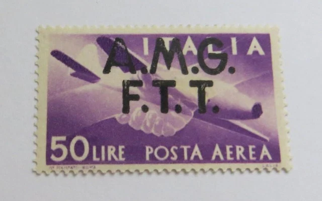 Italy Trieste 1947 Air 50L overprinted AMG FTT unused