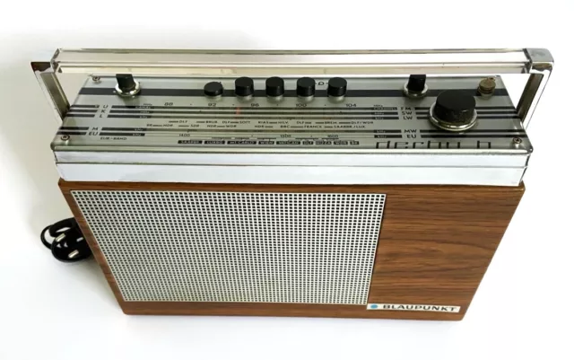 Blaupunkt Radio Portable Derby Hauteur Fonctionnel 1970er Années Radio