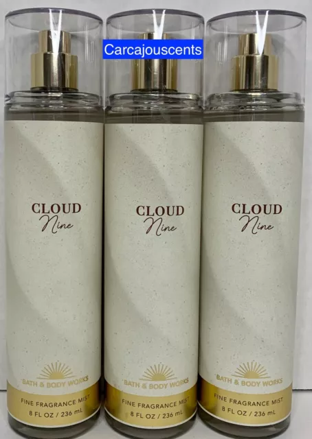 BATH & BODY Works CLOUD NINE Fine Fragrance Mist set of 3 $34.97 - PicClick