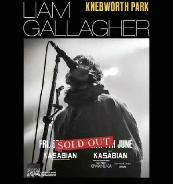 Liam Gallagher Knebworth tickets SATURDAY 4th June x2 Tickets