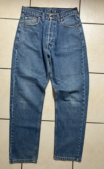 LADIES LEVIS BLACK Label Orange Tab 818 Fit Guide Jeans Size 28