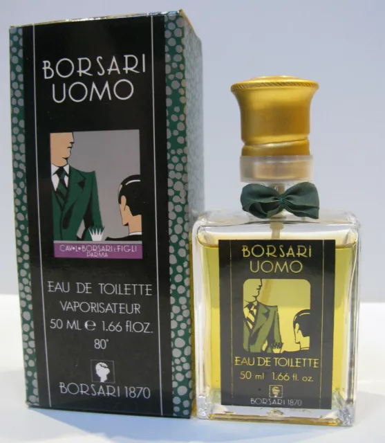 Vintage Profumo Pour Homme Borsari Uomo 50Ml Spray Eau De Toilette For Men Man