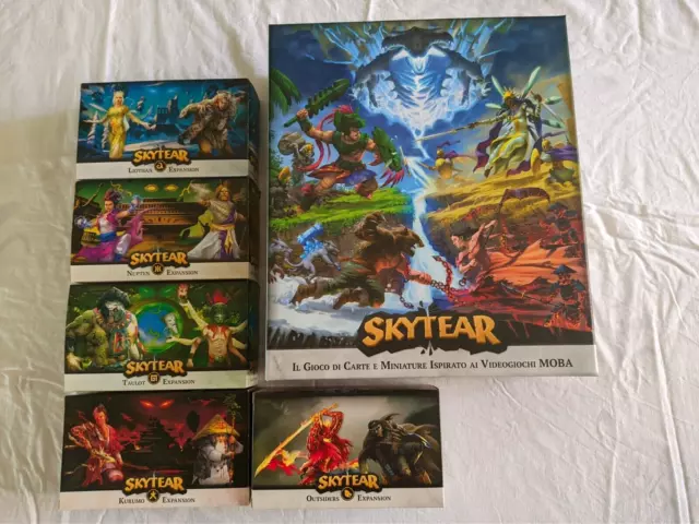 Skytear, gioco da tavolo MOBA - Bundle con Set Base + 5 Espansioni