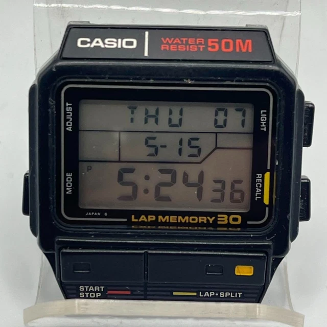 CASIO SDB-300W Lap Memory 30 ···Japan M··· Vintage watch EUR