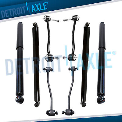 4WD Front & Rear Shock Absorbers + Sway Bars for 2000-2004 Ford F-250 F-350 SD