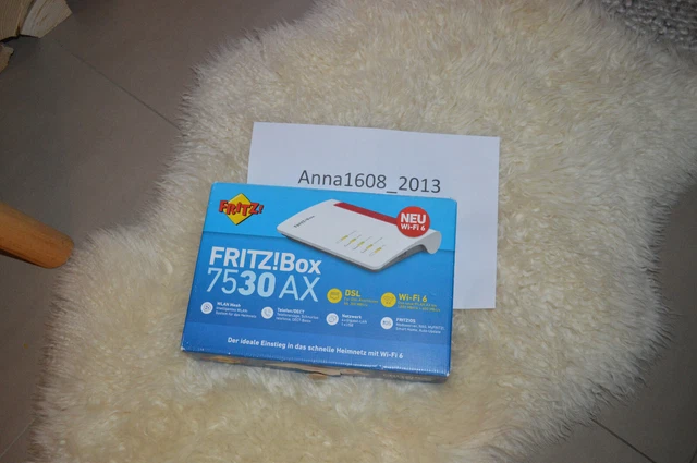 AVM Fritzbox 7530 Ax Wifi 6 Mesh VDSL DSL Módem 4-Port Gigabit WLAN