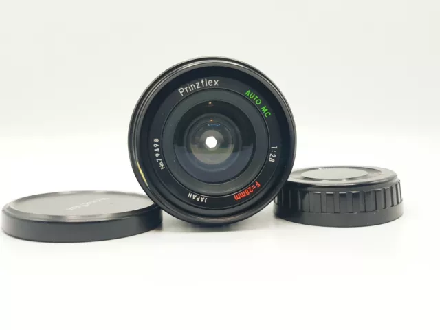 Prinzflex Auto MC  f2.8 28mm Wide Angle Prime Lens, PK (PENTAX) Mount