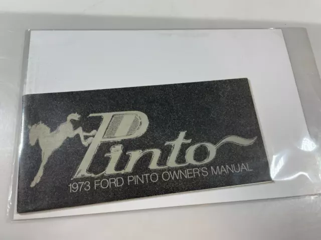 1973 Ford Pinto Owners Operators Manual Original