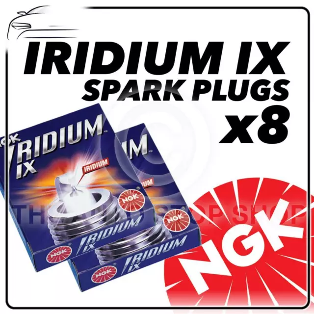 8x NGK SPARK PLUGS Part Number BPR8EIX Stock No. 6684 Iridium IX New Genuine