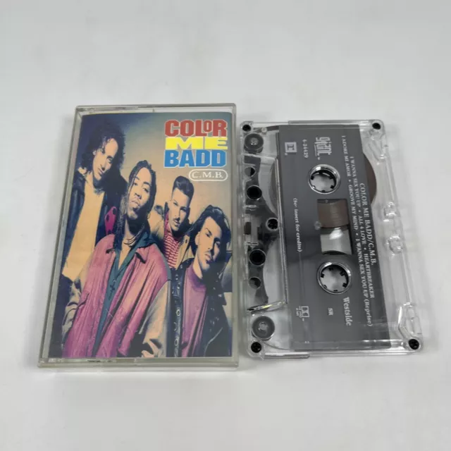 COLOR ME BADD CMB Cassette Tape OG 1991 Funk Soul Hip-Hop Rare