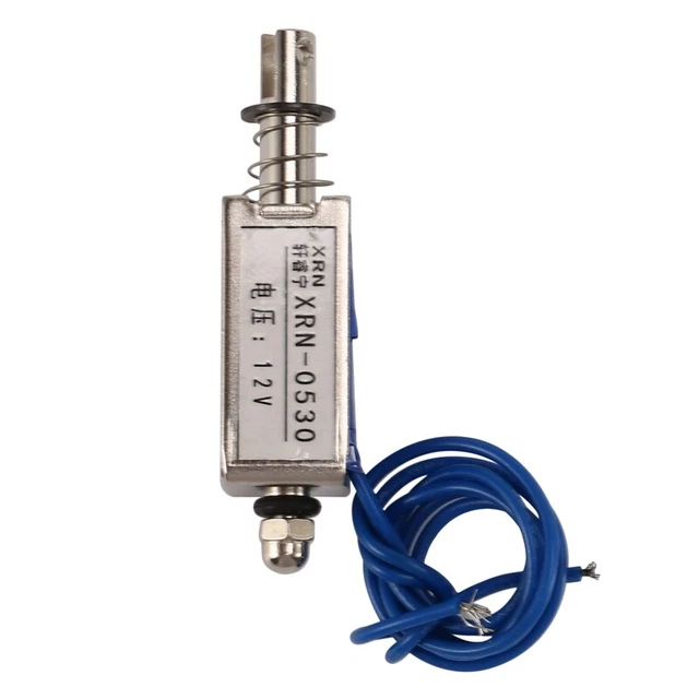 Solenoid electric solenoid type push / pull 10 mm DC 12 V 2.1 kg force O1R7R7