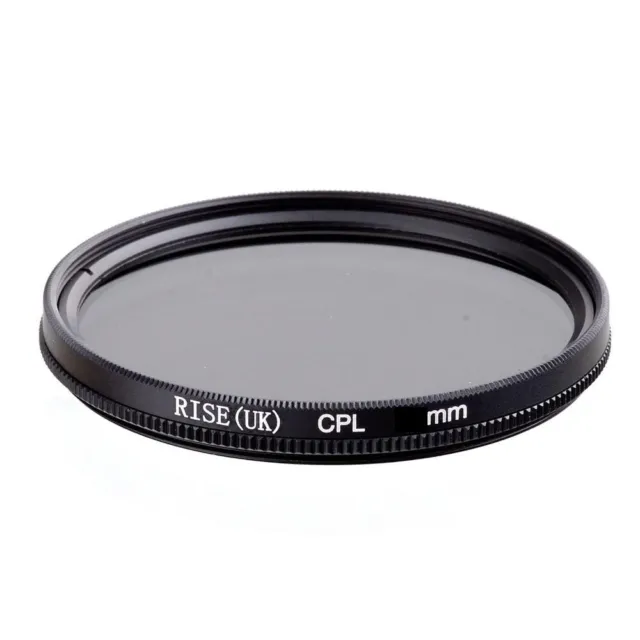 Rise(UK) 67mm CPL Cicular Polarizer Lens Filter for Canon Nikon Sony Olympus