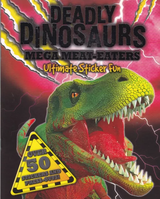 Dinosaur Sticker Book - Meat Eaters, Paperback, Brand New Activity Book