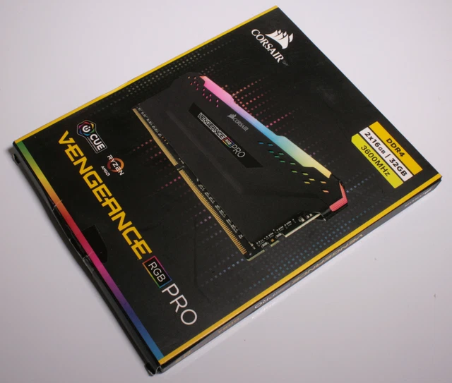 32 GO DDR4 CMW32GX4M2Z3600C18 Corsair Vengeance Pro RGB 3600 CL 18 I EUR 65 00 PicClick FR
