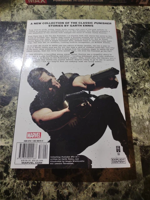 THE PUNISHER Max COMPLETE COLLECTION VOL 1 2 3 TPB lot Garth Ennis Marvel Comic 10