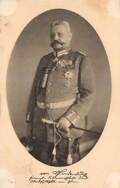 723495) AK Generalfeldmarschall Paul von Hindenburg gelaufen 1915