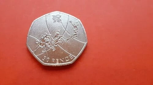 BASKETBALL 2012 LONDON Olympic Games 50p Coin. 2011 Fifty Pence £2.89 ...