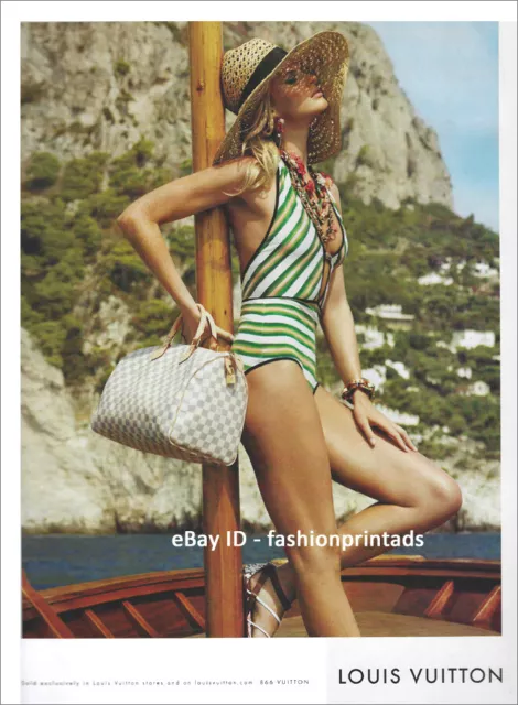 LOUIS VUITTON 1-Page Magazine PRINT AD Resort 2011 ANNE VYALITSYNA legs thighs