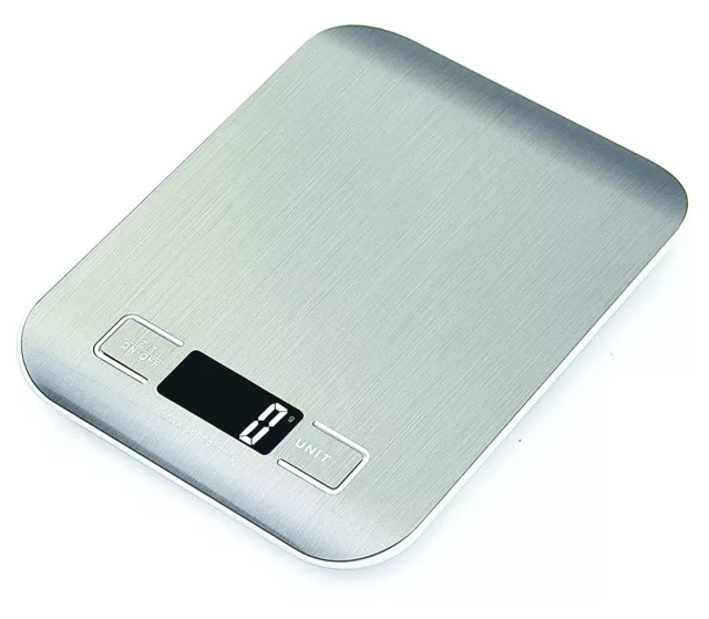 Premium Digitalwaage 5000g/5kg Küche Digital Taschenwaage Backen Kochen UK 2