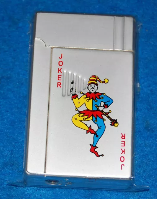 Joker Playing Card, Green Torch Lighter, New