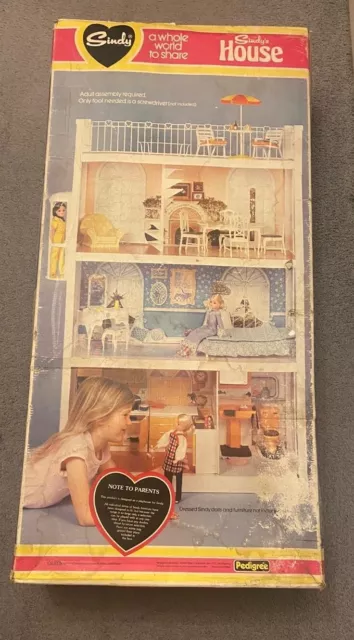 Vintage 1970s Pedigree Sindy Doll House Super Home With Lift