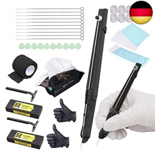Hand poke Stick Tattoo Kit Hand Poke Pen Kit Tattoo Nadeln Tattoo bandges