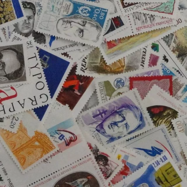 Lot FRANCE timbres neufs FACIALE 50 € pour 39,99 € LIVRAISON GRATUITE 3